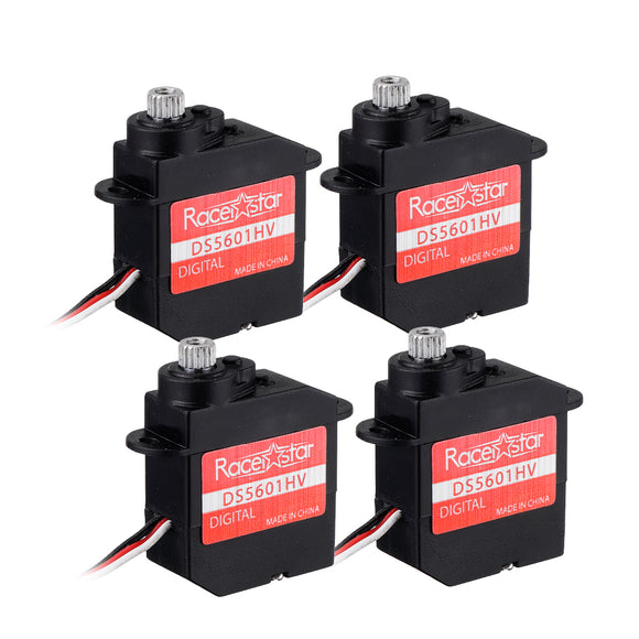 4PCS Racerstar DS5601HV 120 5.6g Coreless Metal Gear Digital HV Servo For RC Airplane