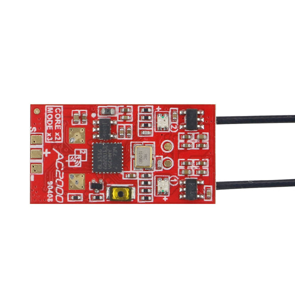 X-BOSS AC2000 RC Mini Dual-core Tri-mode RSSI Receiver Output S.BUS Support S-FHSS D16 Non-EU D16 EU-LBT for RC Drone