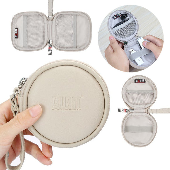 BUBM Mini Portable Large Capacity Waterproof Earphone Digital Accesoory Storage Bag