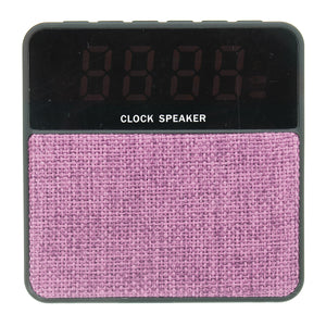 3.7V 1200mAh Digital Display Alarm Clock With Bluetooth Speaker Amplifier with FM Radio TF Card