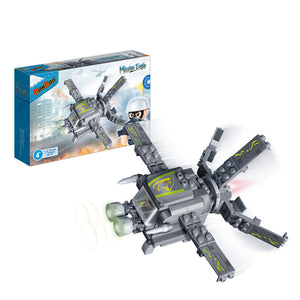 BanBao Blocks Toys Mosquito Scout Plane Educational Building Bricks Toys