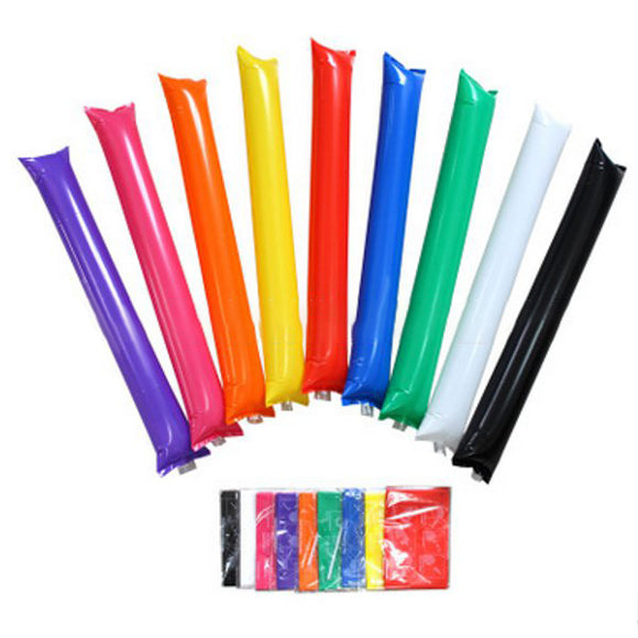 5 Pairs Thick Cheering Balloon Sticks Cheer Refueling Sticks Celebration Party Noise Maker