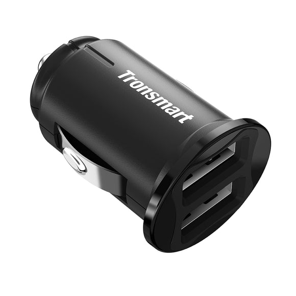 Tronsmart C24 Dual USB Port 12/24V Car Charger Power Adapter for iPhone