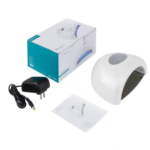 48W UV LED Nail Dryer Machine Infrared Gel Polish Curing Lamp 5 Timer Setting Automatic Sensor Light