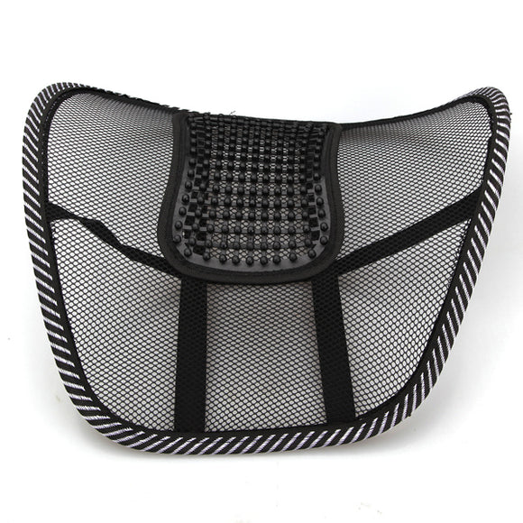 Chair Mesh Seat Back Support Lumbar Cushion Car Office Sitting Position Correcter