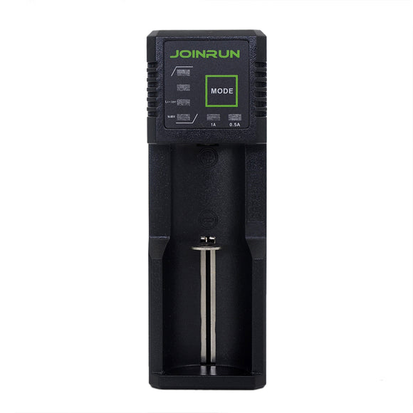 JoinRun N1 Single Slot LED Indicator Automatic Rapid Smart USB Charging Li-ion/Ni-MH Battery Charger