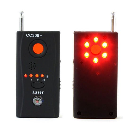 Wireless RF Signal Detector CC308 Multi Function Camera Bug GSM Alarm System WiFi GPS Laser