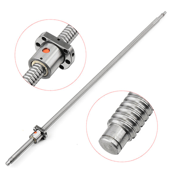 Machifit SFU2005 1000mm Ball Screw End Machined Ball Screw with Single Ball Nut for CNC