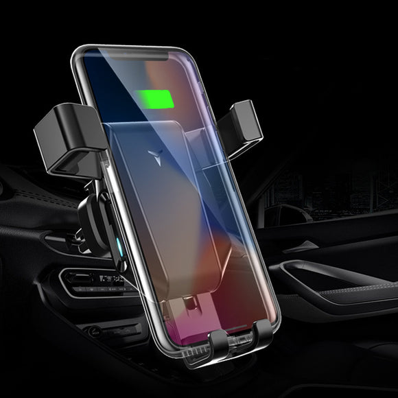 10W Qi Wireless Charger Fast Charging Quick Charge 3.0 Gravity Air Vent Car Phone Holder For Smart Phone iPhone Samsung Huawei Xiaomi