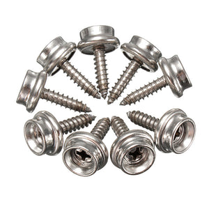 25PCS M415mm Stainless Steel Screw Snap Button Wall Nail