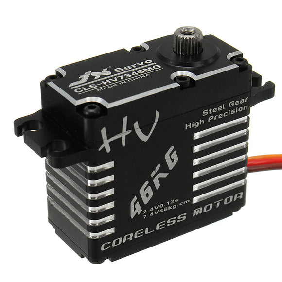 JX CLS-HV7346MG 46KG HV High Precision Steel Gear Digital Coreless Servo