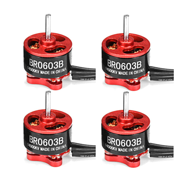 4X Racerstar Racing Edition 0603 BR0603B 14000KV 1-2S Brushless Motor For RC Drone FPV Racing Frame