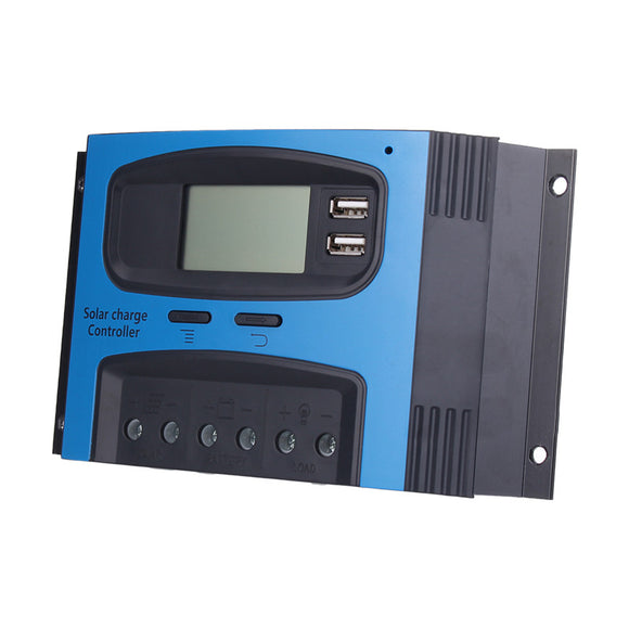 10A 15A 20A 25A 30A 40A PWM 12V/24V Solar Panel Battery Regulator Charge Controller LCD Display