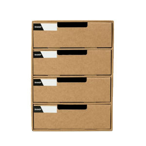 A4 Paper Desktop Parts Storage Box Student File Storage Finishing Box Multi-layer Drawer Storage Cabinet