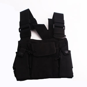 S-4291027 Chest Bag Tactical Package Walkie talkie Chest Pack On Duty Bags backpack Leather Case