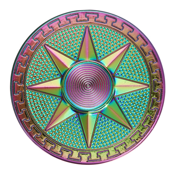 Round Colorful Octagonal Star Finger Spinner ADHD Autism Reduce Stress Toys