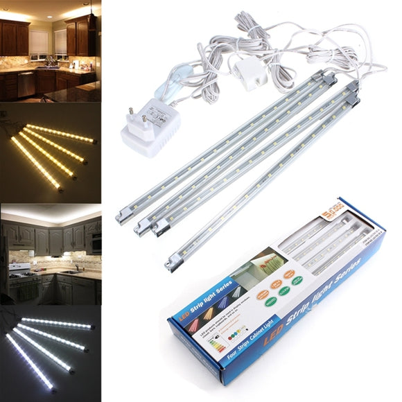 LED Rigid Strip Light Kitchen Under Cabinet Counter Pure White/Warm White Light Kit AC 110-240V