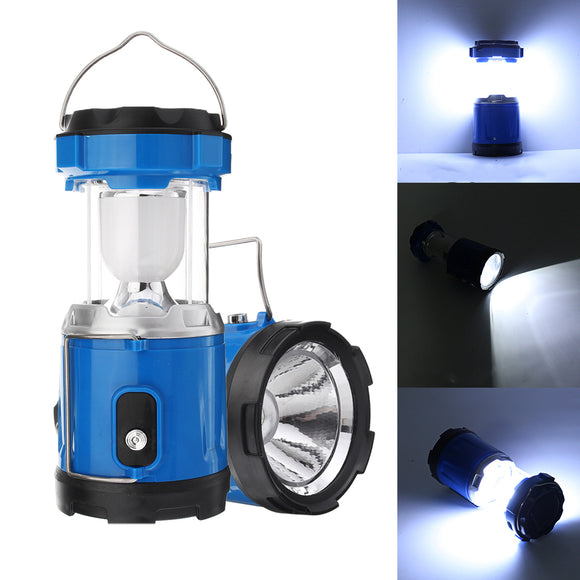 Portable Camping Tent LED Solar Lantern USB Rechargeable Emergency Flashlight Torch
