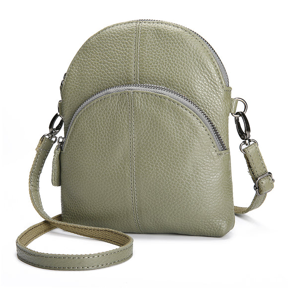 Women Genuine Leather Mini Purse Phone Bag Crossbody Bag