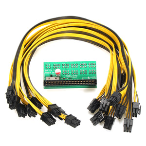 DPS-1200FB/QB A 6 Pin Power Breakout Board Adapter Cable For Ethereum Mining
