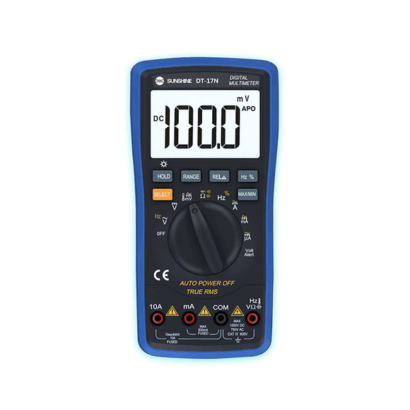 SUNSHINE DT-17N Multimeter Fully Automatic High Precision Digital Display AC DC Voltage and Current Resistance Measurement