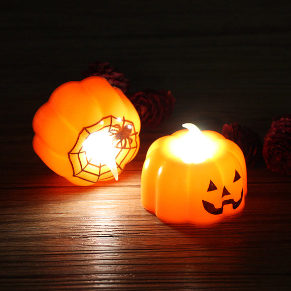 Halloween Light LED Pumpkin Lamp for Party Decoration Pumpkin Candy Sweet Holder Decorations