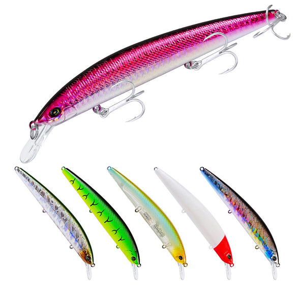 ZANLURE DW456 10pcs/set 115mm 9g Vib Crankbaits Fishing Lure Slow Sinking Hard Fish Wobbler Pesca