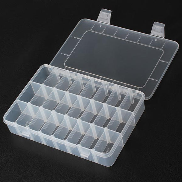24 Compartments Storage Plastic Repair Tool Box For Mobile Phone