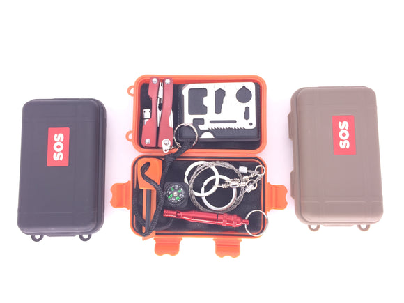Outdoor Multifunction Emergency Survival Kit Outdoor SOS Equipment Tool