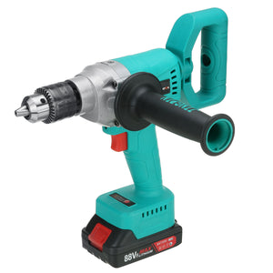 Brushless Electric Drill Cordless Electric Screwdriver 1/2 Chuck With Battery"