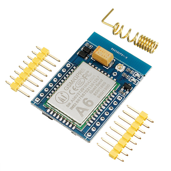 GA6 5V Mini GPRS / GSM Module A6 SMS / Voice Development Board FCC CE Certification DTMF TCP Suppor