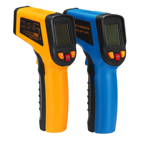 400 Digital Temperature Infrared Laser LCD Thermometer New Non-Contact IR
