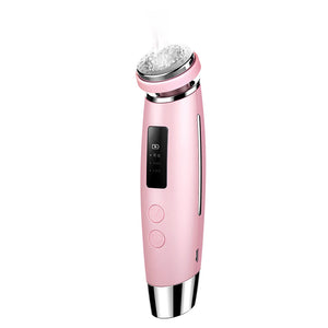 Minleaf NV-8529 12000rpm Ultrasonic Ion Blackhead Remover Cleaner USB Charging Electric Facial Pore Deep Cleaser Cleaning Machine LCD Display