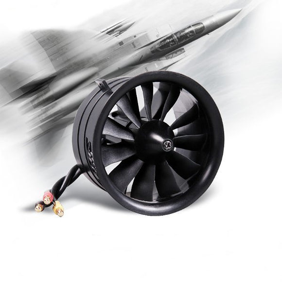 FMS 64mm 4S 3S 11 Blades EDF Unit With KV3150 KV3900 Brushless Motor
