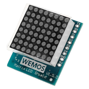 Wemos Matrix LED Shield V1.0.0 For WEMOS D1 Mini