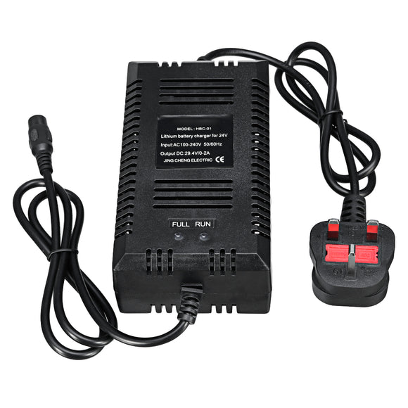 29.4V 1.6A Electric Bike Battery Charger for Scooter Power Supply Adapter Lithium Battery Charger