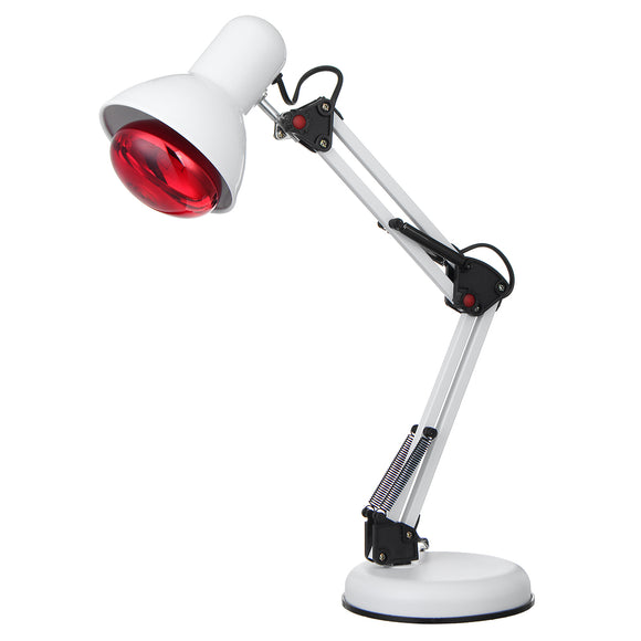 110-240V 100W Infrared Red Heat Light Therapeutic Home Therapy Lamp Pain Relief Floor Stand