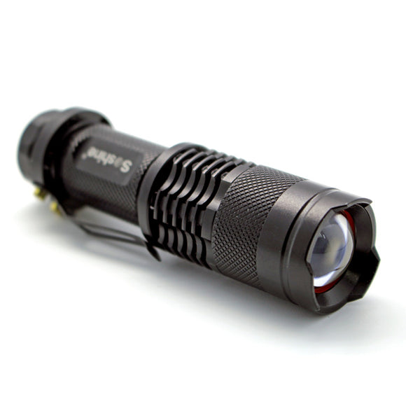 Soshine TC3 XPE Q5 300Lumens 3Modes Switchable Tactical LED Flashlight 14500 AA