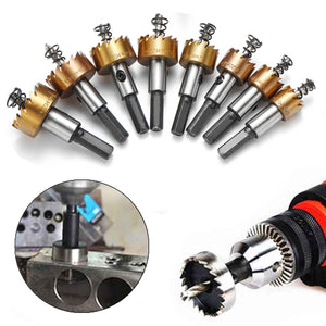 15-50mm Hole Saw Drill Bit HSS Titanium Coated Hole Saw Cutter for Metal Wood Alloy