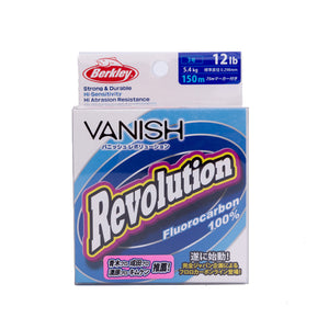 Berkley VANISH Revolution Series 150m 12LB Clear Color Fluorocarbon Wear-resistant Fishing Line