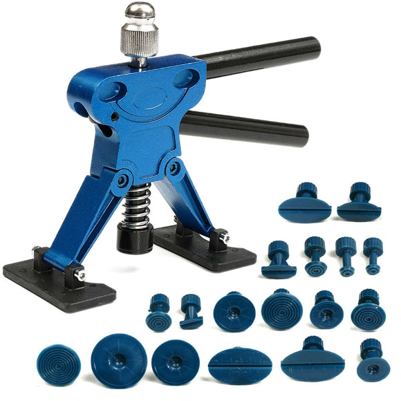 19pcs PDR Car Body Dent Lifter Paintless Hail Removal Repair Tool with 18 Tabs