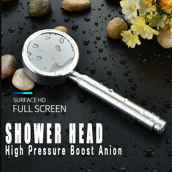 Negative Ion Removable Washable Shower Head Single Function Water Saving Handheld Shower Head Home Bathroom