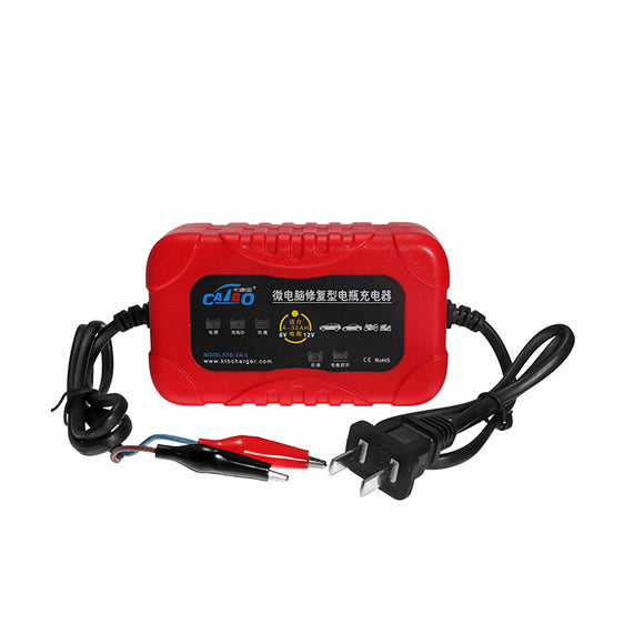 2Amp Smart Battery Charger Maintainer 6V&12V Charging Selectivity&Smart Charging Technology