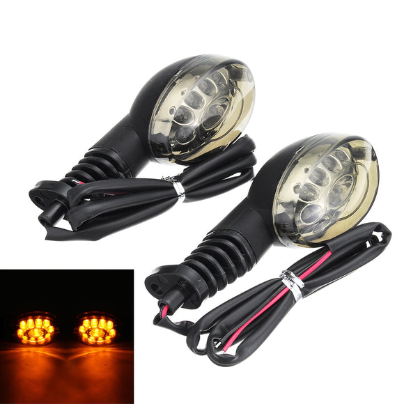 Motorcycle LED Turn Signal Indicator Amber Light For Kawasaki NINJA EX250/250R 08-12