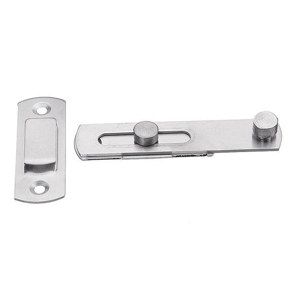 Stainless Steel Door Sliding Latch Insurance Barrel Bolt Buckle Small Pet Cage Door Lock