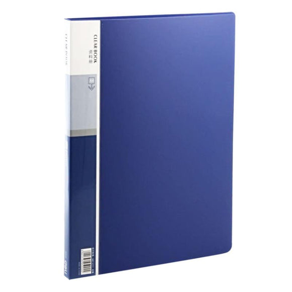 Deli 5060 Anti-static A4 File Folder 60 Pages Brochure Folder Insert Clip Document Folder Information booklet Desktop File Organizer Office School Supplies