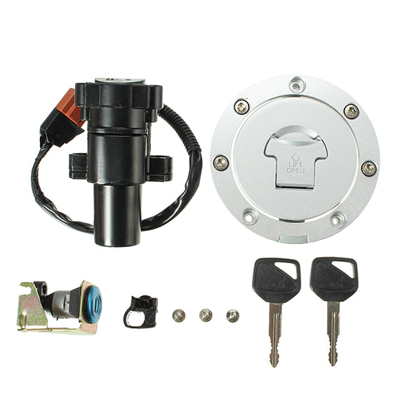 Motor Ignition Switch Key Fuel Tank Gas Cap Seat Lock Set For Honda CBR1000RR 2004-2007 CB600F