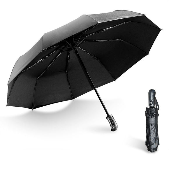 Emergency Break Window Umbrella Automatic Folding Umbrella Anti-UV Men Big 10 Ribs Windproof Umbrel