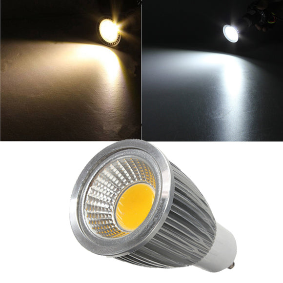 GU10 7W 85-265V White/Warm White Energy Saving LED COB Spotlightt Lamp Bulb