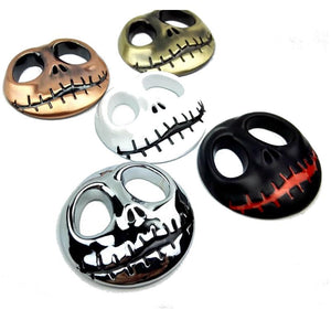 Metal Pumpkin Skull Sticker Skull Totem Car Decoration Sticker